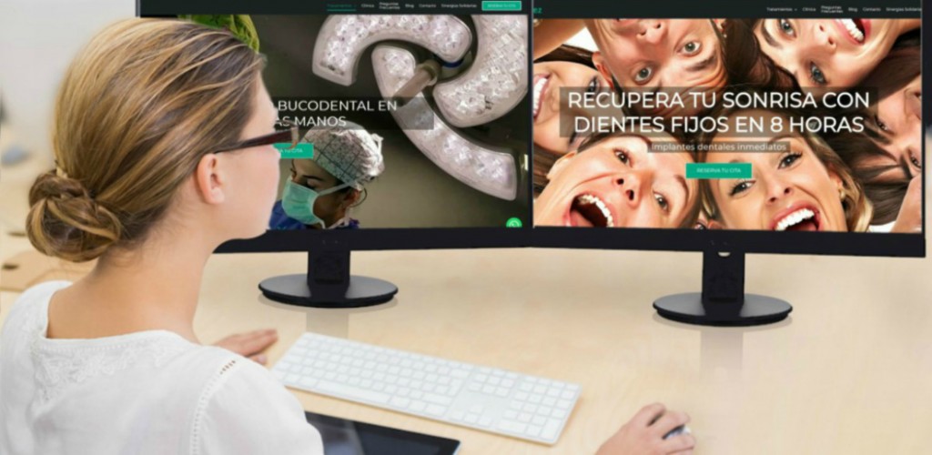 doctor gutiérrez monterde seo diseño web proyecto clínica odontológica dentista marketing digital online alicante kamene projects